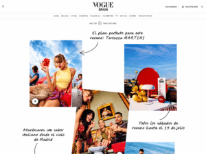 Vogue — para Martini